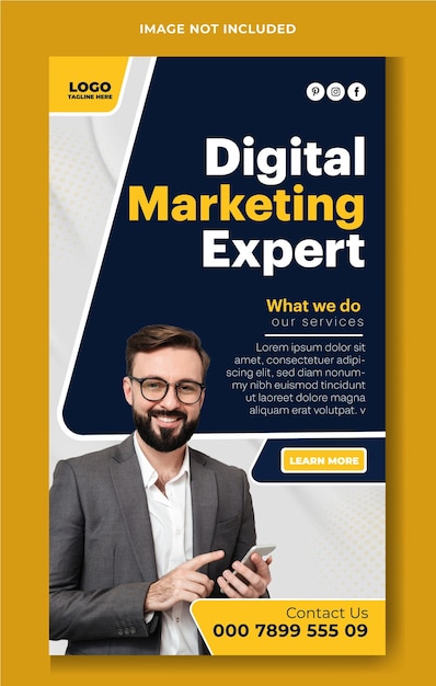 Progettazione di modelli di storie di marketing digitale