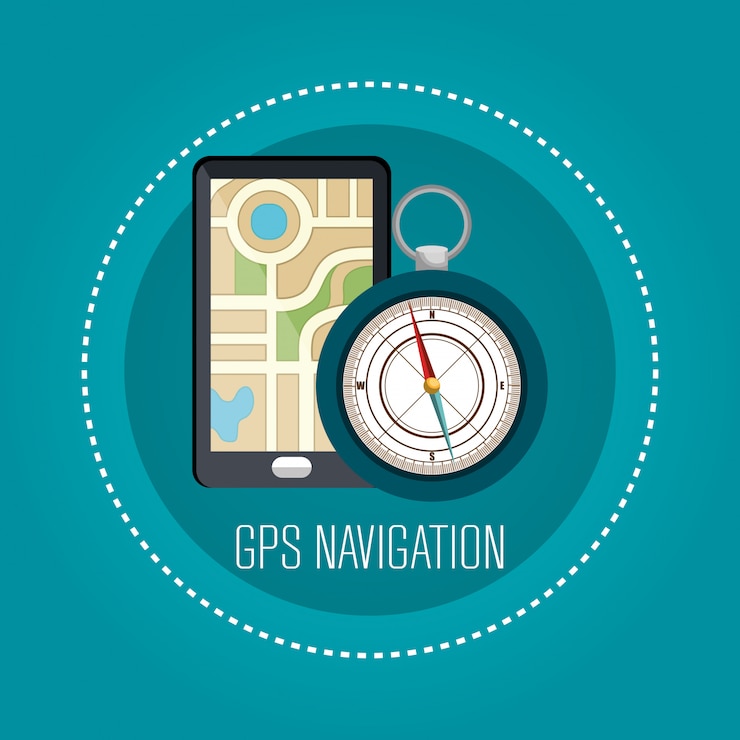 Vettore progettazione di navigazione gps