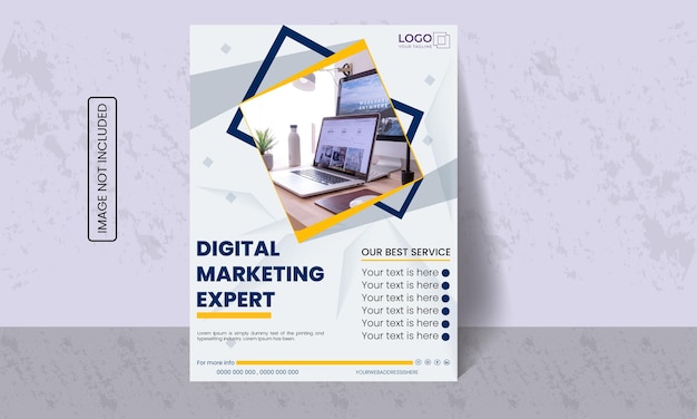 progettazione di poster di marketing digitale