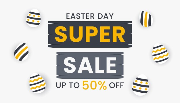 Progettazione di promozione dell'insegna di vendita eccellente di giorno di Pasqua