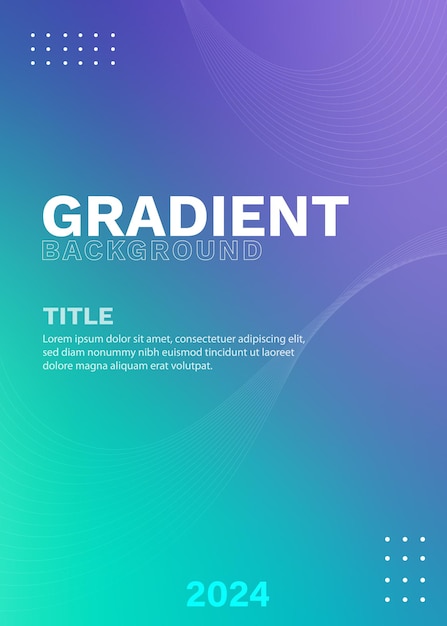 Progettazione di sfondo futuristica con gradienti viola-blu