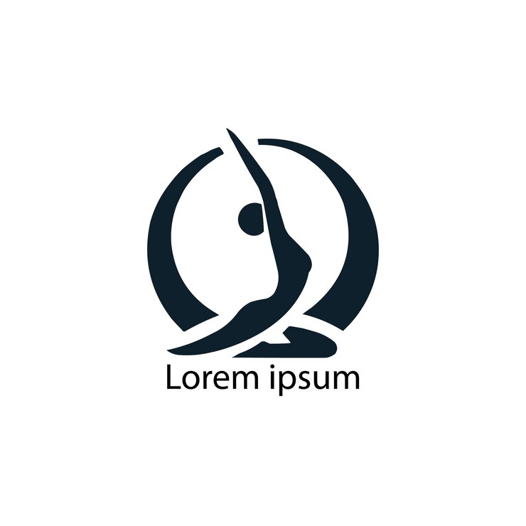 progettazione di un logo per lo wellness dello yoga