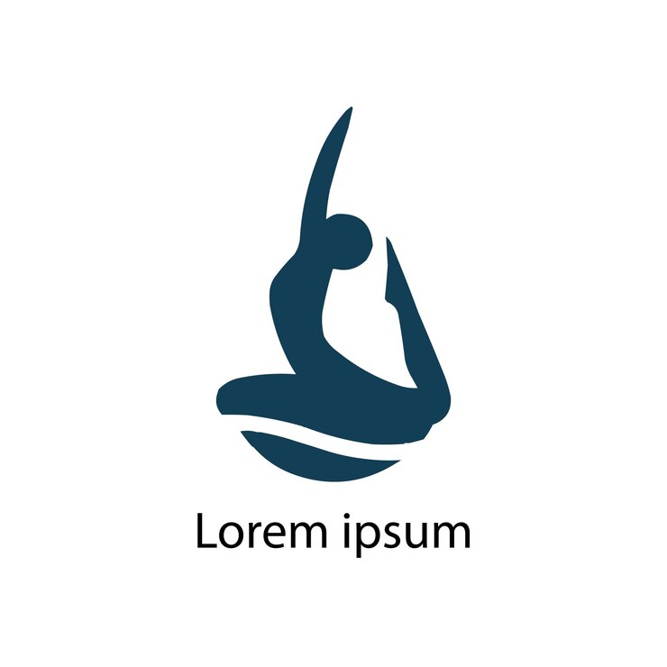 progettazione di un logo per lo wellness dello yoga