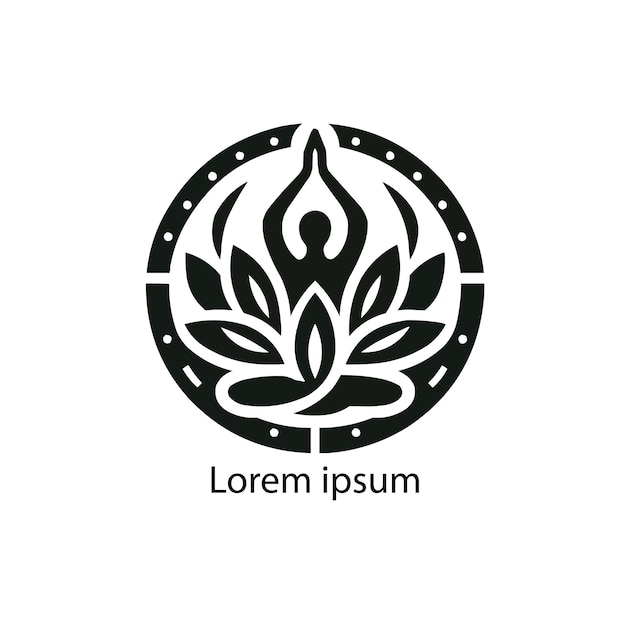 progettazione di un logo yoga