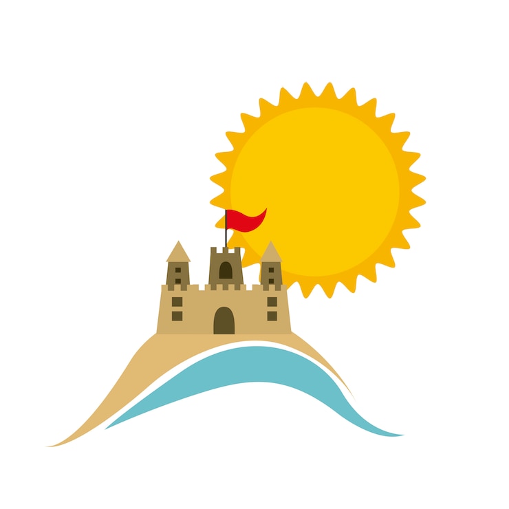 Vettore progettazione estiva