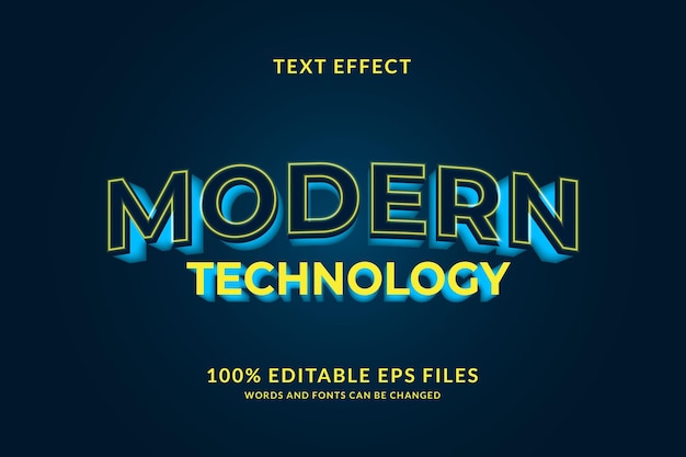 Progettazione futura del modello di effetto del testo della luce al neon