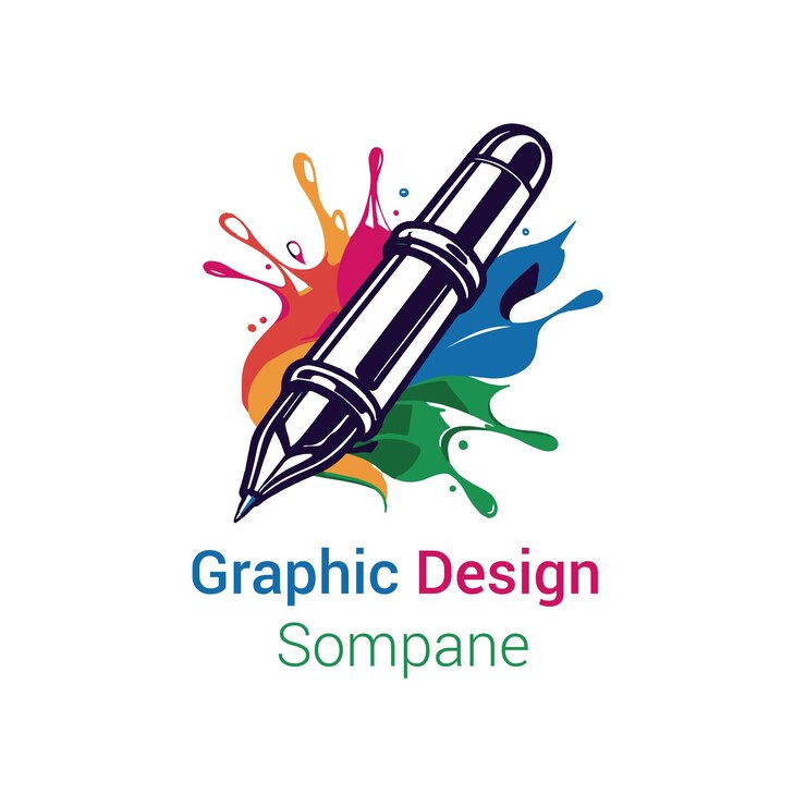 Vettore progettazione grafica sompane progettazione del logo