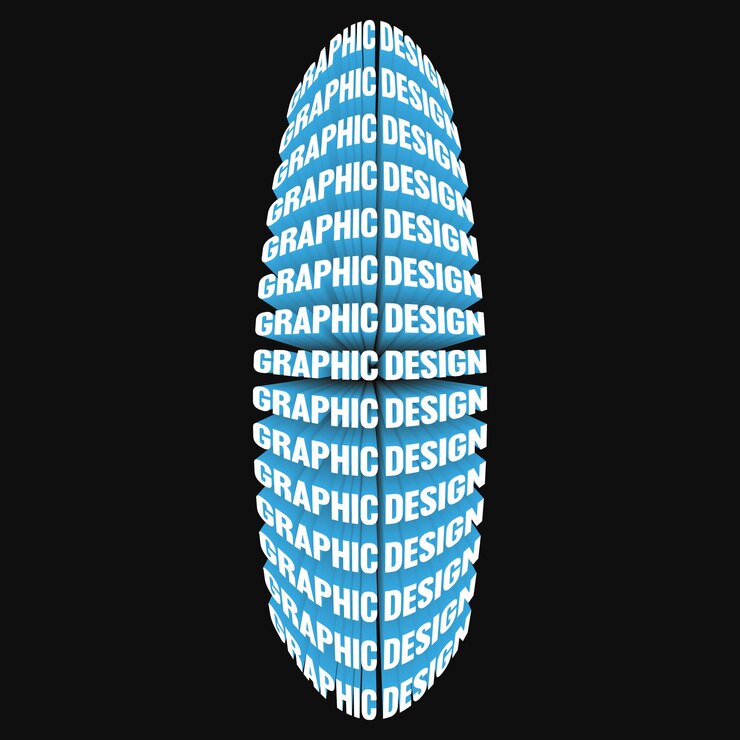 Vettore progettazione grafica vettoriale di tipografia di testo 3d