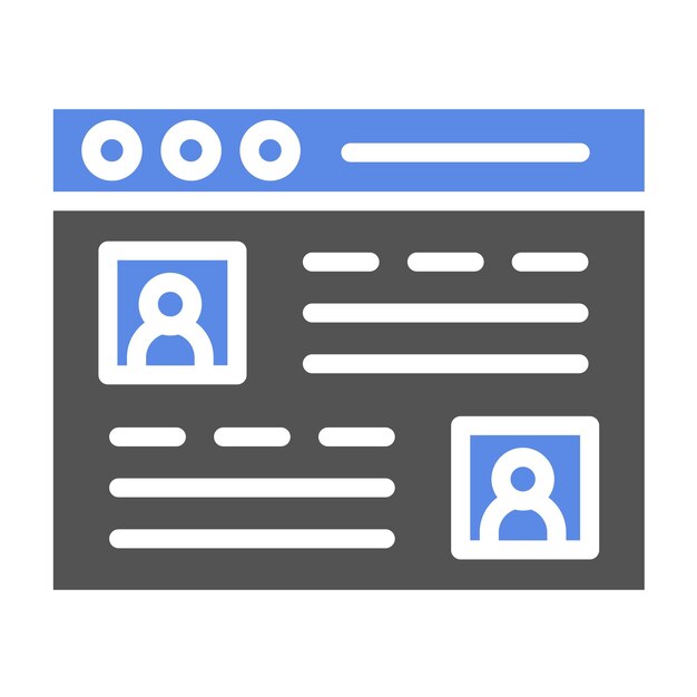 Progettazione vettoriale Web chat Icon Style