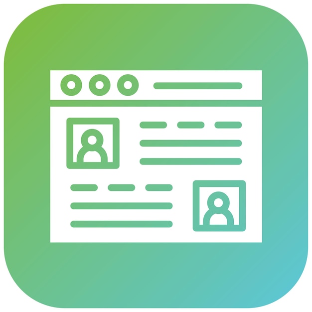 Progettazione vettoriale Web chat Icon Style