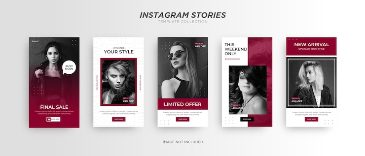 Vettore promozione sui social media di banner di moda