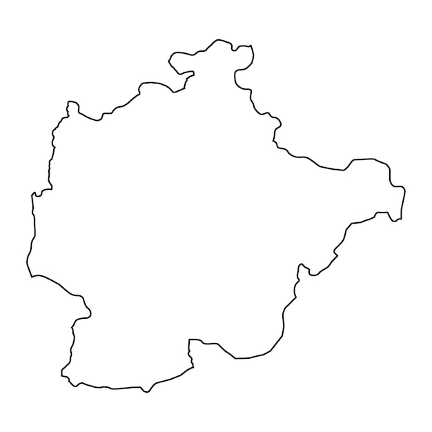 Provincia di Haut Lomami mappa divisione amministrativa della Repubblica Democratica del Congo illustrazione vettoriale