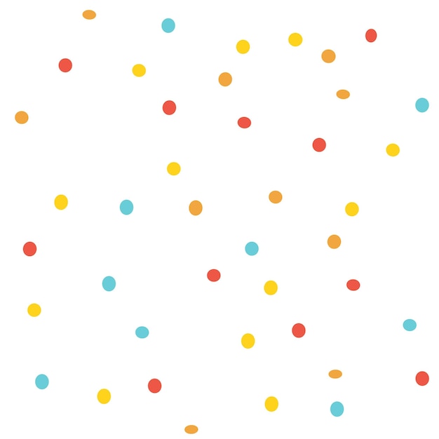 Punti di confetti colorati