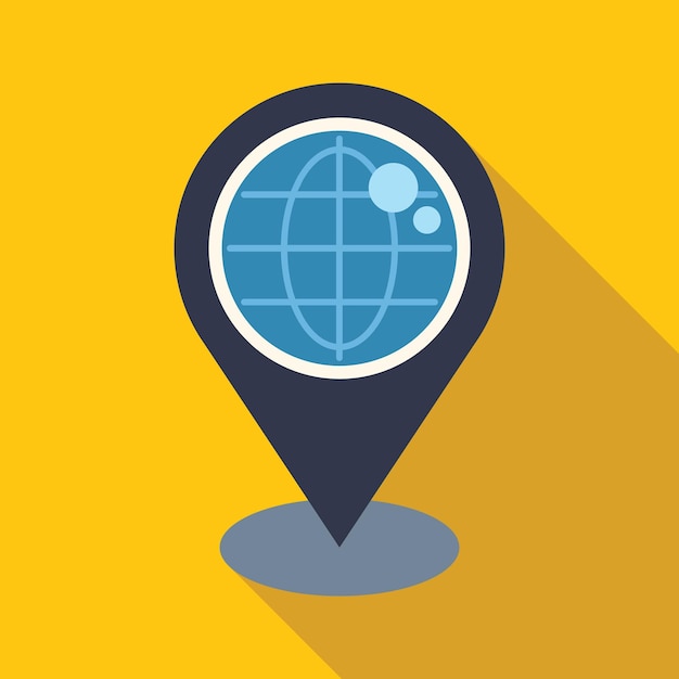 Punto di localizzazione posizione mondiale globale