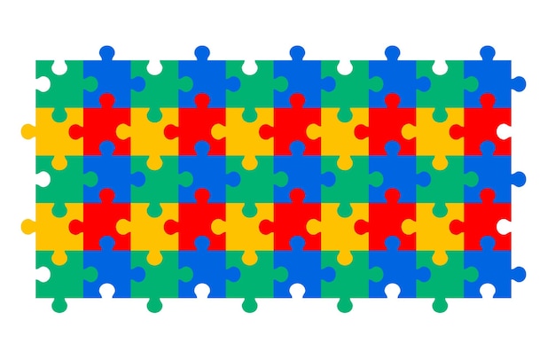 Puzzle colorati intrecciati Un gioco divertente di strategia e risoluzione di problemi