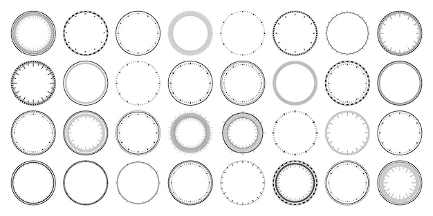Quadrante dell'orologio meccanico con lunetta con contrassegni dei minuti e delle ore, timer o elemento cronometro vuoto