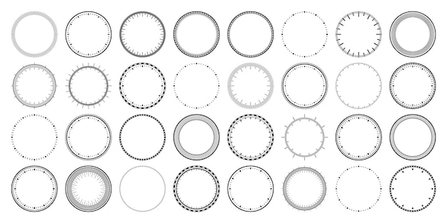 Quadrante dell'orologio meccanico con lunetta con contrassegni dei minuti e delle ore, timer o elemento cronometro vuoto