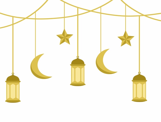 Quadro di lanterna islamica per l'Eid Al Adha