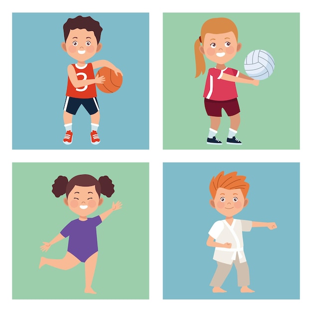 Quattro attività per bambini