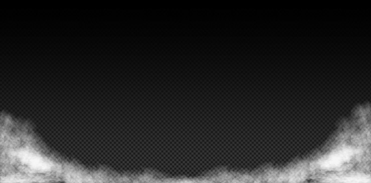 Vettore questa è un'affascinante immagine vettoriale in bianco e nero di uno sfondo nebbioso o fumoso.