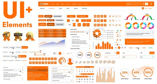 Questi componenti grafici forniscono un approccio completo allo sviluppo di interfacce