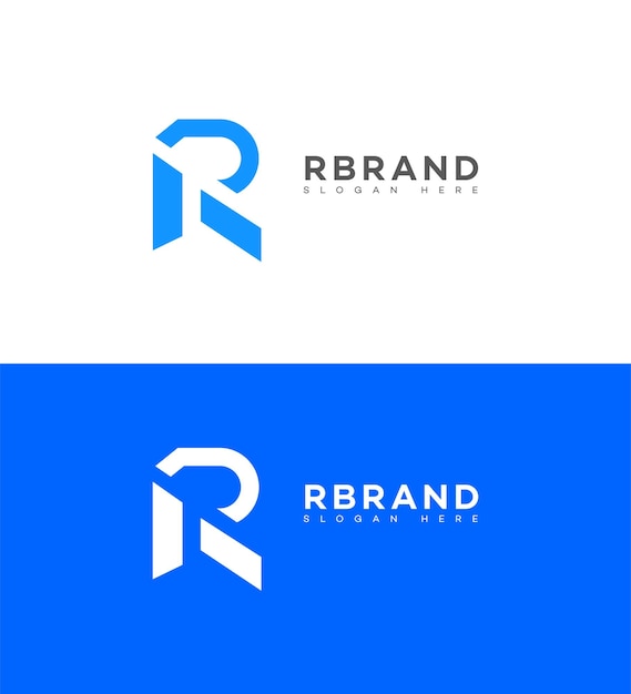 R Letter Logo Icon Identità del marchio R Letter Sign Symbol Template