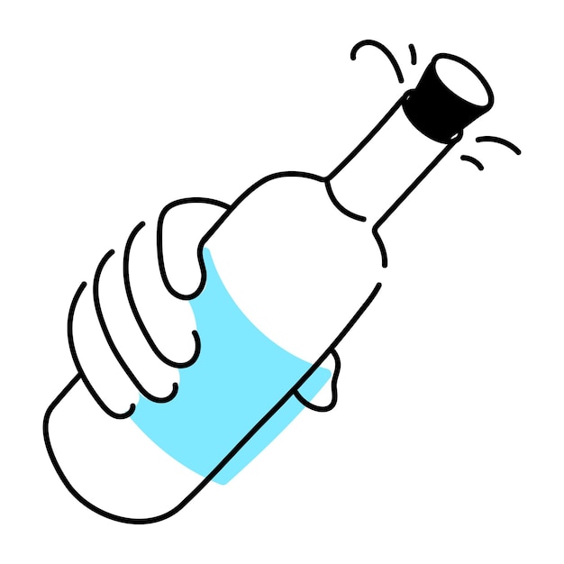 Raccolta di icone disegnate a mano del partito
