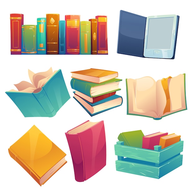 Raccolta di libri illustrati in diverse forme