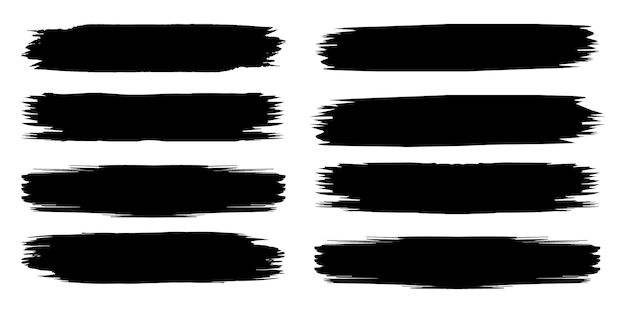 raccolta di modelli di banner a pennello