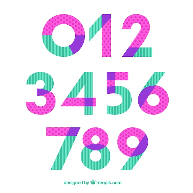 Raccolta di numeri moderna