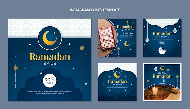 Raccolta di post di instagram ramadan sfumati