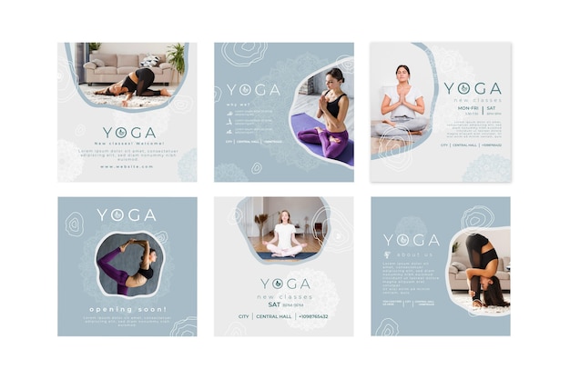 Raccolta di post su Instagram per la pratica dello yoga