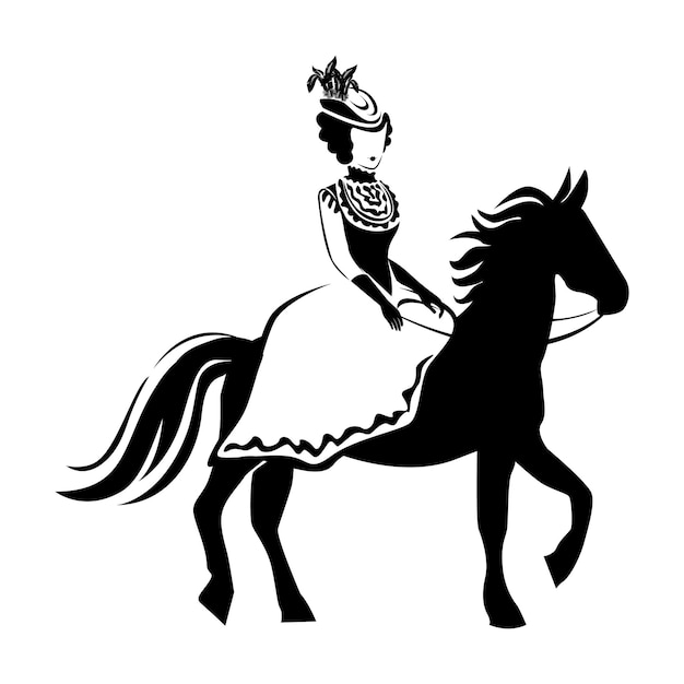 ragazza a cavallo