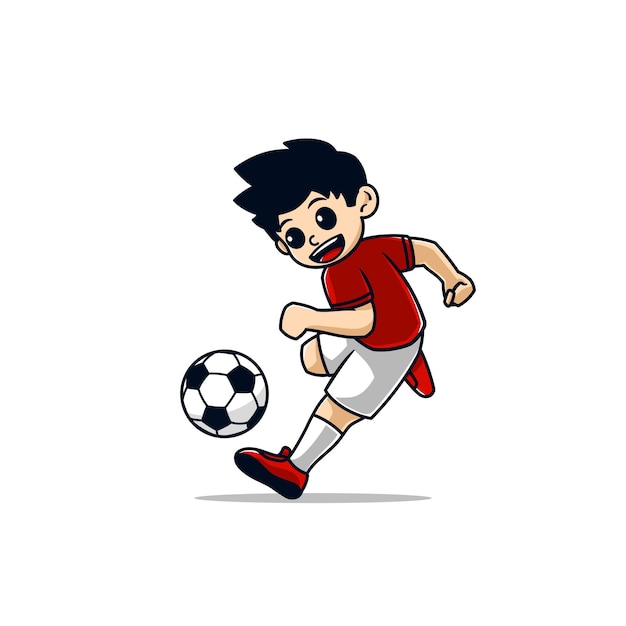 ragazzo che gioca a calcio soccer01