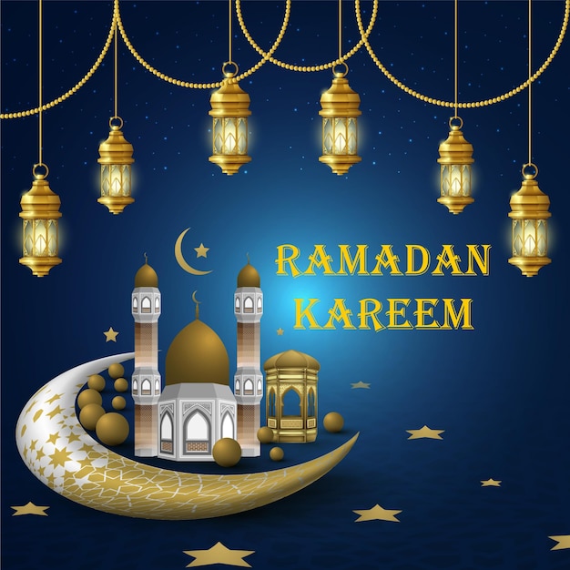 Ramadan Kareem Disegno di sfondo