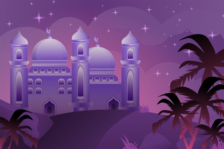 Ramadan Kareem elegante sfondo islamico