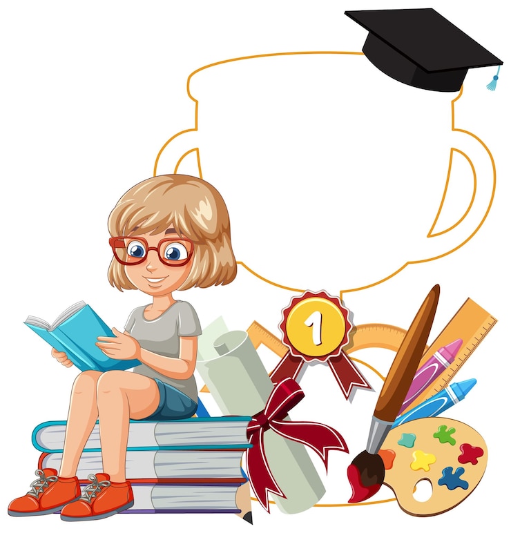 Vettore realizzazioni degli studenti e creatività
