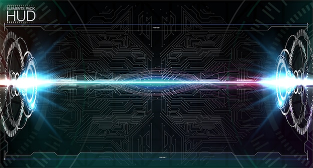 Realtà virtuale Progettazione futuristica di visualizzazione VR headup