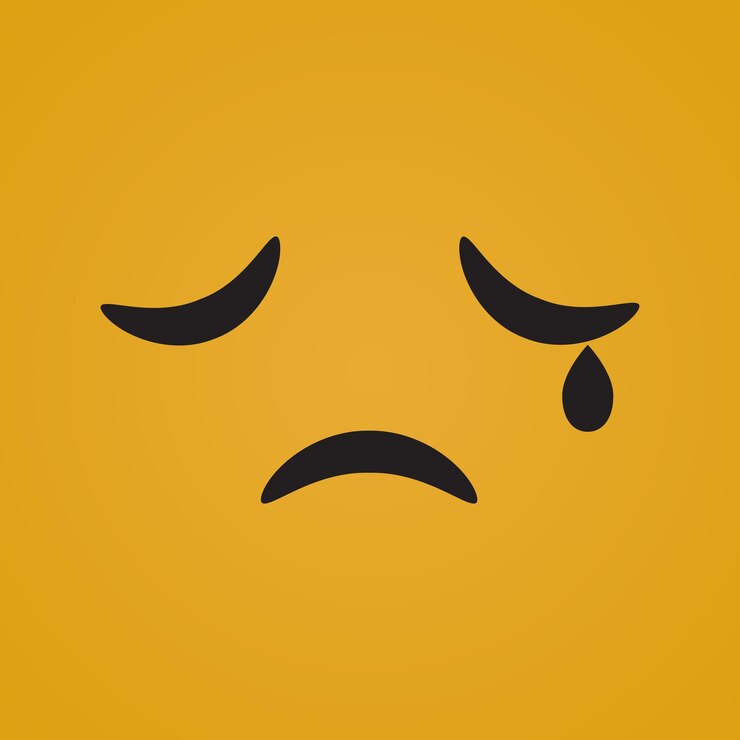 Vettore reazione dell'icona emoji piatta