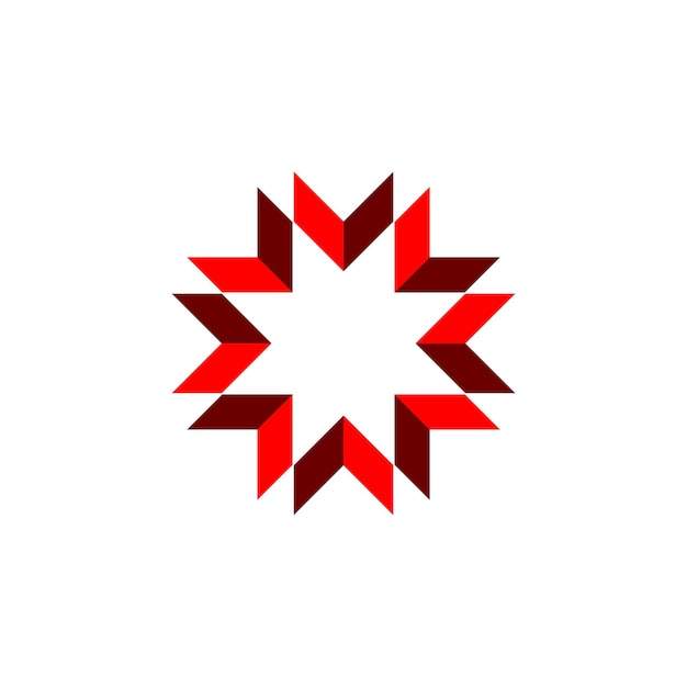 Red Star Logo Template Illustration Design Vector EPS 10