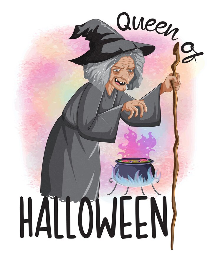 Vettore regina di halloween