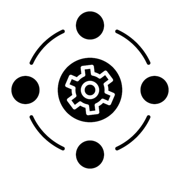 Requisiti del progetto Glyph Illustrazione in nero solido