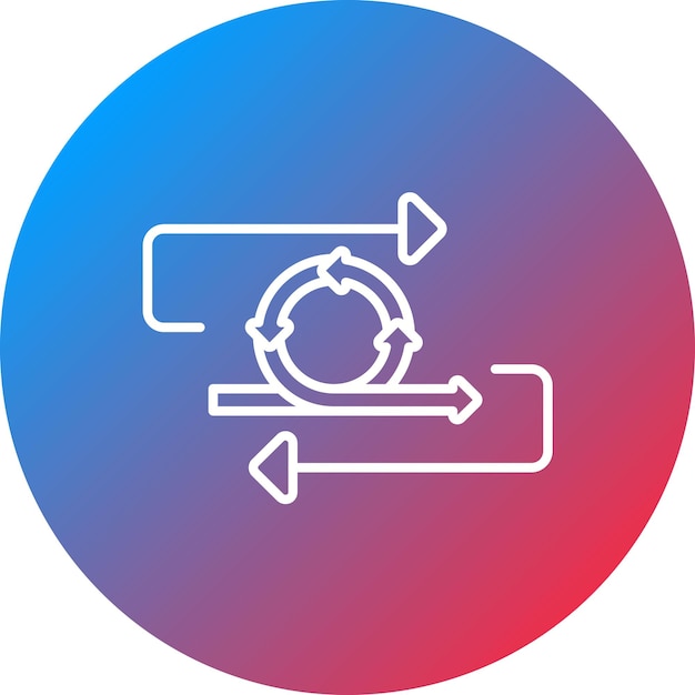 Responding To Change icon vector image Può essere utilizzato per Agile
