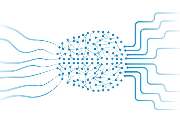 Reti neurali artificiali di deep learning che formano il cervello umano