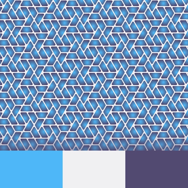 Reticolo geometrico senza giunte di vettore
