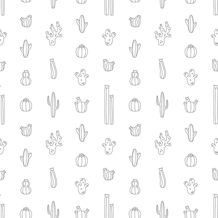 Reticolo senza giunte con cactus