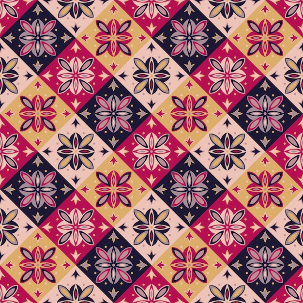 Reticolo senza giunte con l'ornamento orientale.