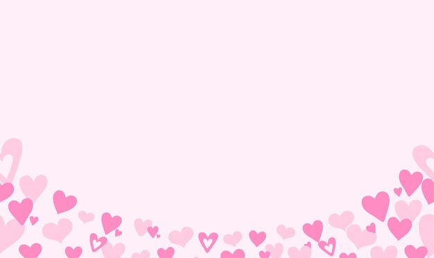 Reticolo senza giunte dei cuori svegli su sfondo rosa. Carta da parati di San Valentino.