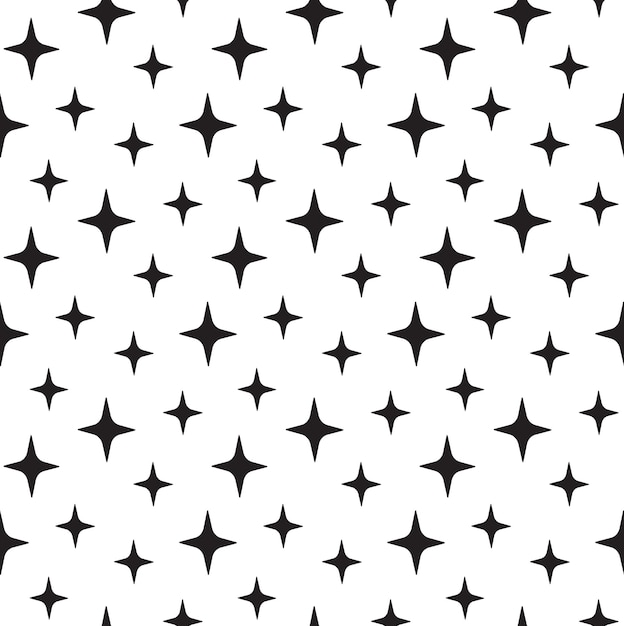 Reticolo senza giunte delle stelle nere piatte