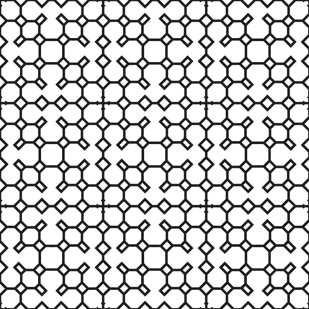 Reticolo senza giunte. Struttura moderna ed elegante. Ripetendo piastrelle geometriche con elementi esagonali